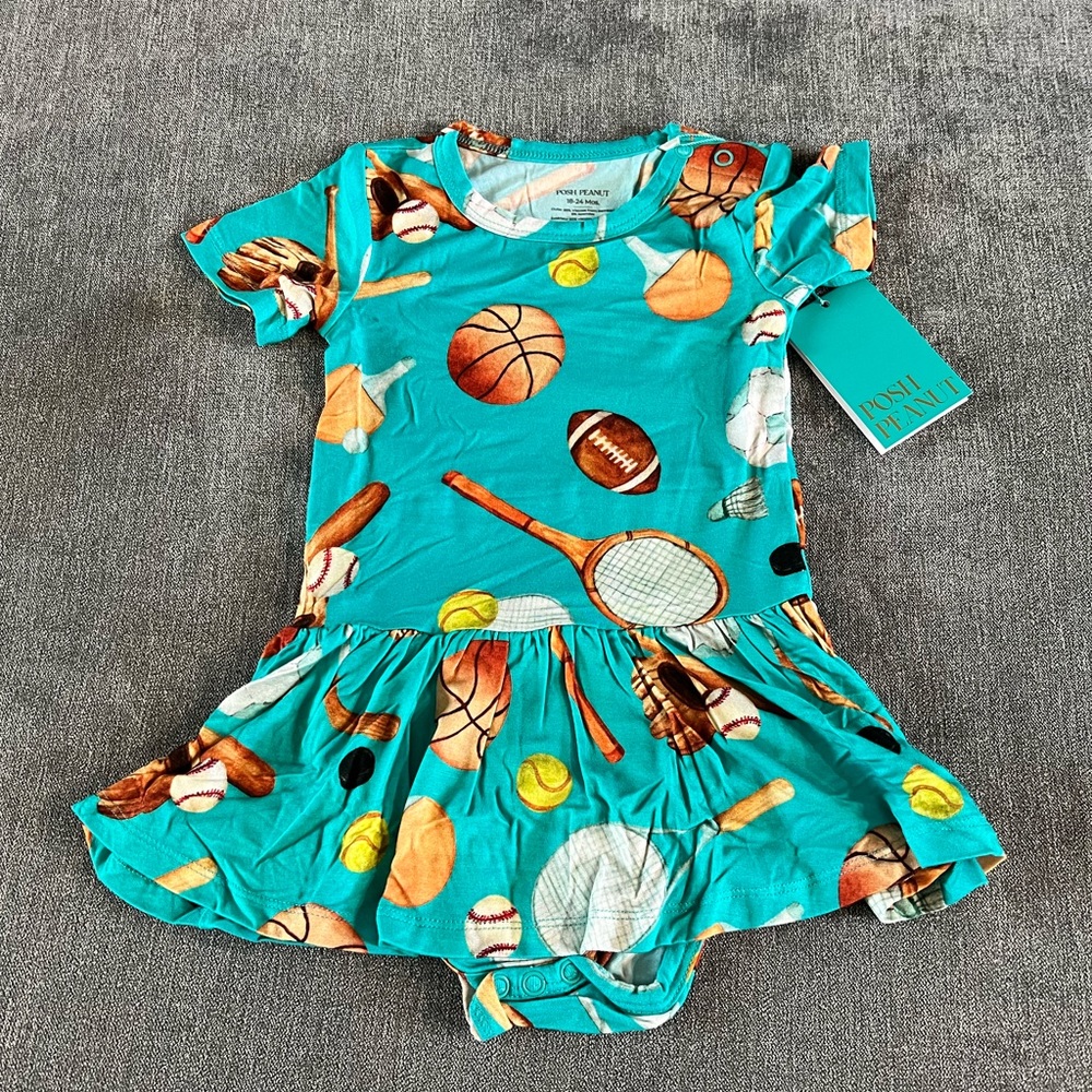 Posh peanut sports day twirl NWT 18-24